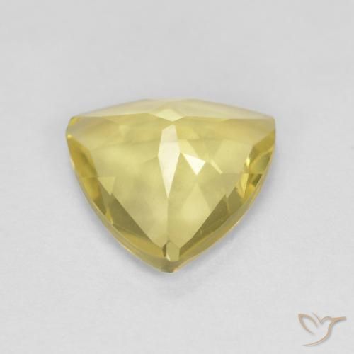Berilo Amarillo claro natural de 1.30 ct, Trillón, VVS