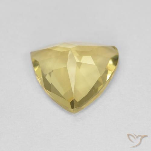 Berilo Amarillo claro natural de 1.23 ct, Trillón, VVS