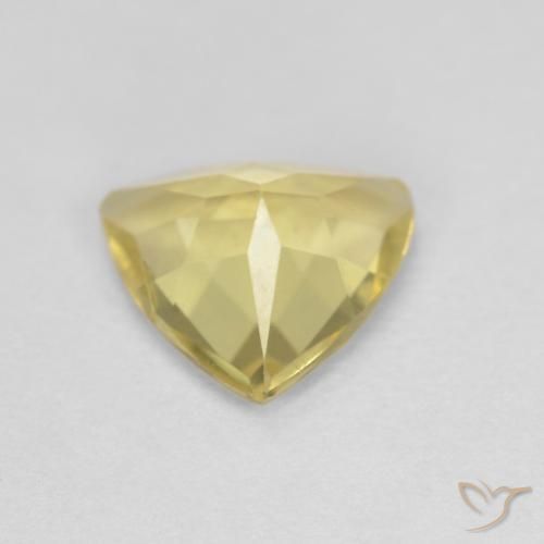 Berilo Amarillo medio natural de 1.05 ct, Trillón, VVS