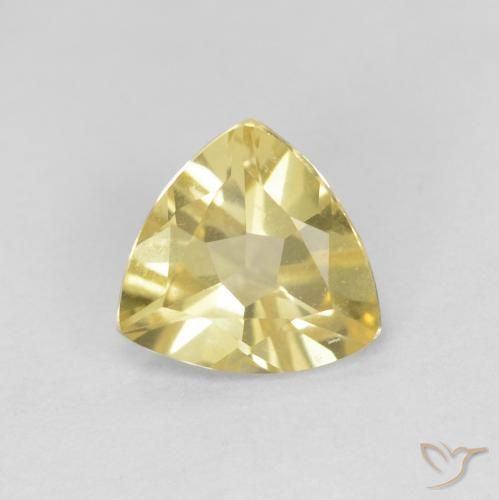 1.03ct Natural Amarillo-dorado claro Berilo, Trillón, VVS