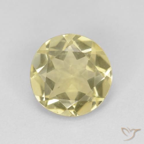 1.45ct Natural Amarillo laguna claro Berilo, Redondo, VVS