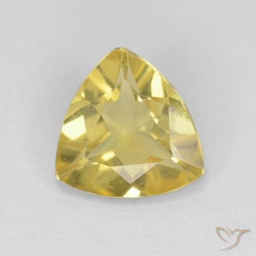 1.27ct Natural Dorado amarillento Berilo, Trillón, VVS