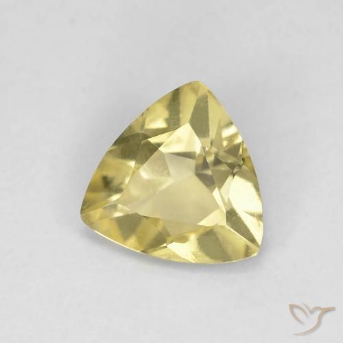 0.86ct Natural Amarillo laguna claro Berilo, Trillón, VVS