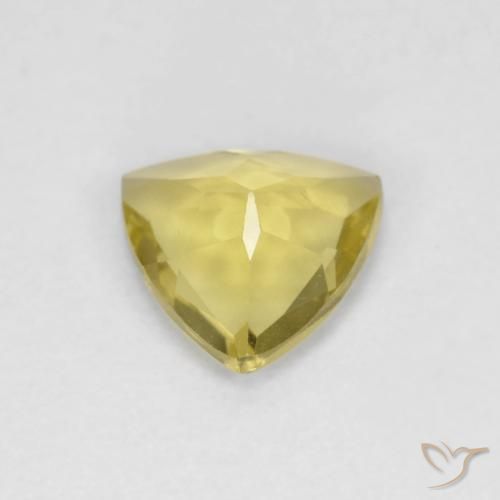 Berilo Medium Light-Yellow natural de 0.88 ct, Trillón, VVS
