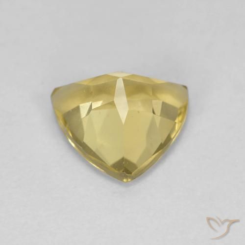 Berilo Amarillo-dorado claro natural de 1.32 ct, Trillón, VVS