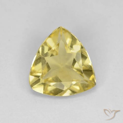 1.05ct Natural Amarillo-dorado claro Berilo, Trillón, VVS