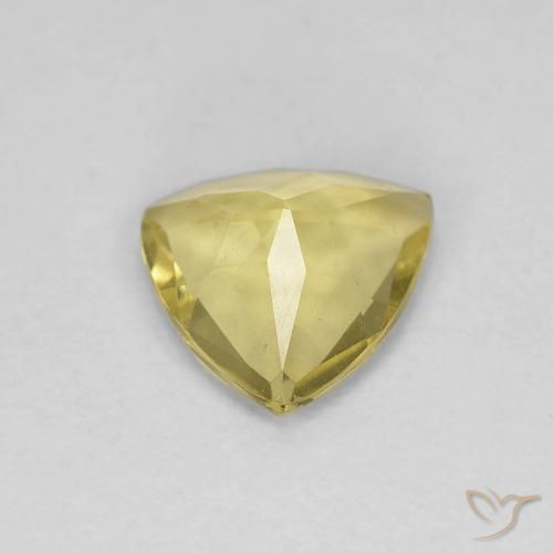 Berilo Amarillo-dorado claro natural de 1.05 ct, Trillón, VVS