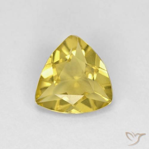 0.93ct Natural Amarillo toscana Berilo, Trillón, VVS