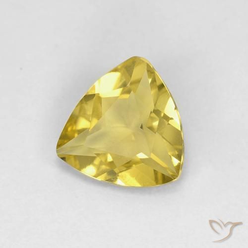 Berilo Amarillo toscana natural de 0.93 ct, Trillón, VVS