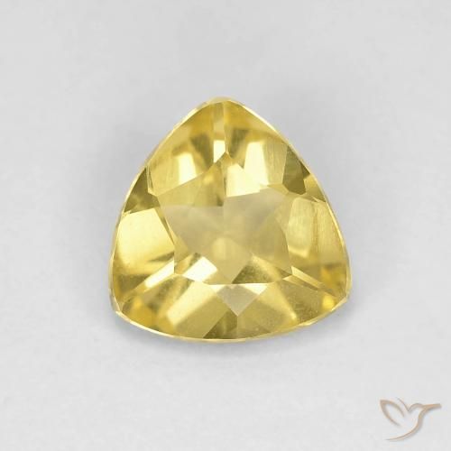 0.75ct Natural Amarillo toscana Berilo, Trillón, VVS
