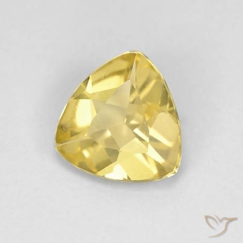 Berilo Amarillo toscana natural de 0.75 ct, Trillón, VVS