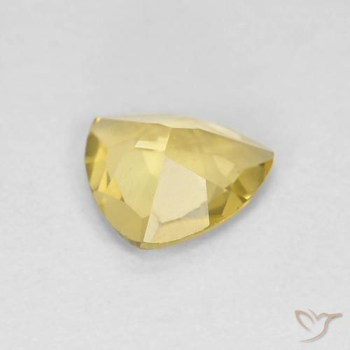 Berilo Amarillo toscana natural de 0.75 ct, Trillón, VVS