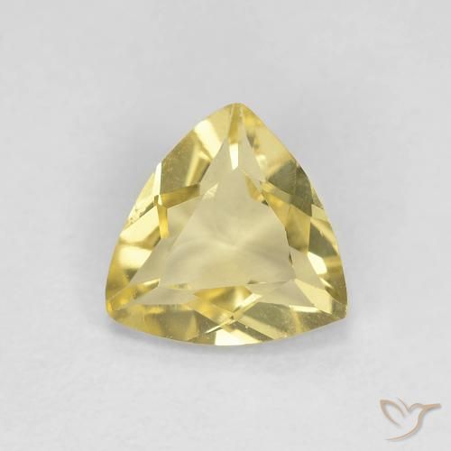 0.88ct Natural Amarillo toscana Berilo, Trillón, VVS
