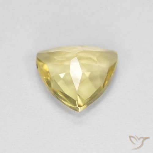 Berilo Amarillo toscana natural de 0.88 ct, Trillón, VVS