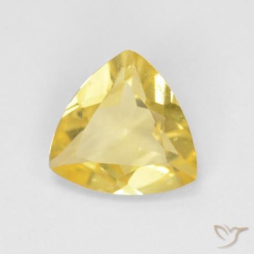 Berilo Amarillo claro natural de 0.94 ct, Trillón, VVS-VS