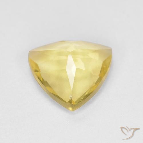 Berilo Amarillo claro natural de 0.94 ct, Trillón, VVS-VS