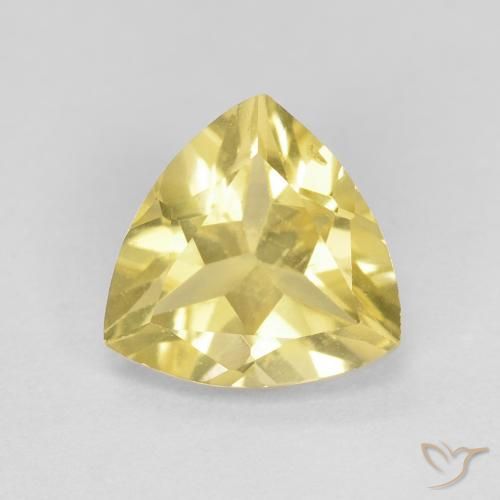 1.30ct Natural Amarillo toscana Berilo, Trillón, VVS-VS