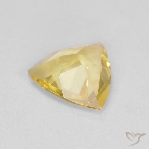 Berilo Amarillo suave natural de 0.76 ct, Trillón, VVS-VS