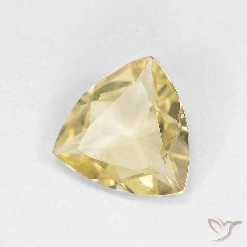 Berilo Amarillo cálido natural de 1.30 ct, Trillón, VVS