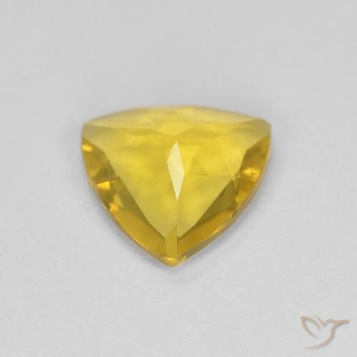 Berilo Amarillo medio natural de 1.13 ct, Trillón, VVS