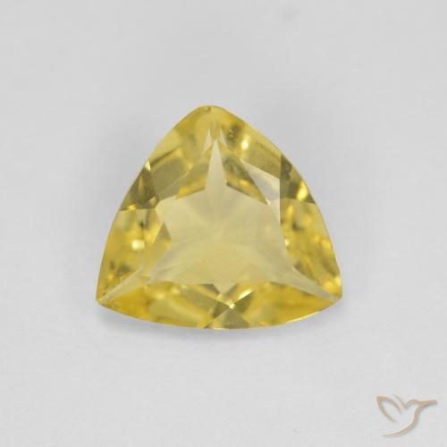 0.98ct Natural Amarillo-dorado claro Berilo, Trillón, VVS
