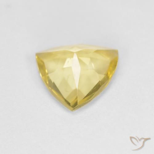 Berilo Dorado claro natural de 1.27 ct, Trillón, VVS