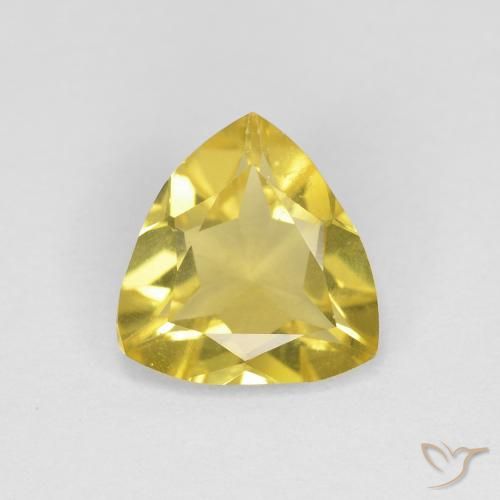 1.17ct Natural Amarillo medio Berilo, Trillón, VVS