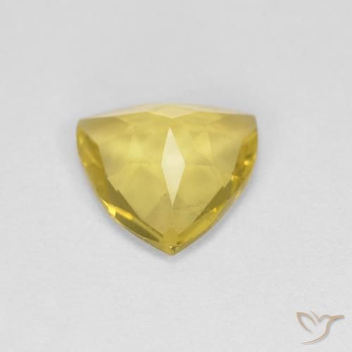 Berilo Amarillo medio natural de 1.17 ct, Trillón, VVS