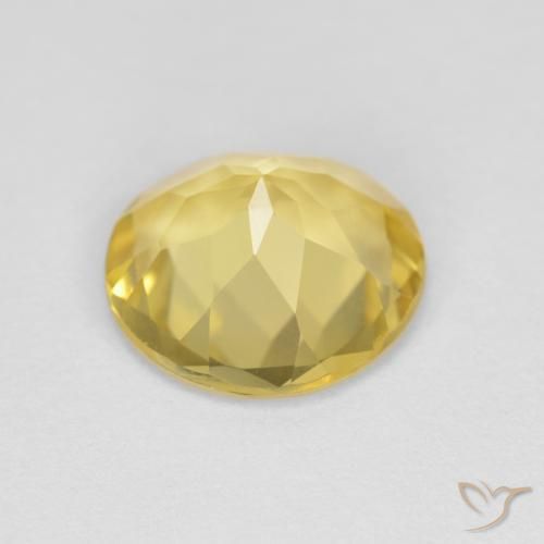 Berilo Amarillo toscana natural de 1.94 ct, Redondo, VVS