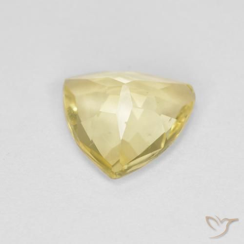 Berilo Amarillo cálido natural de 1.09 ct, Trillón, VVS-VS