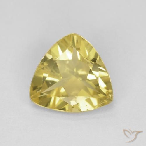 1.26ct Natural Amarillo toscana Berilo, Trillón, VVS-VS