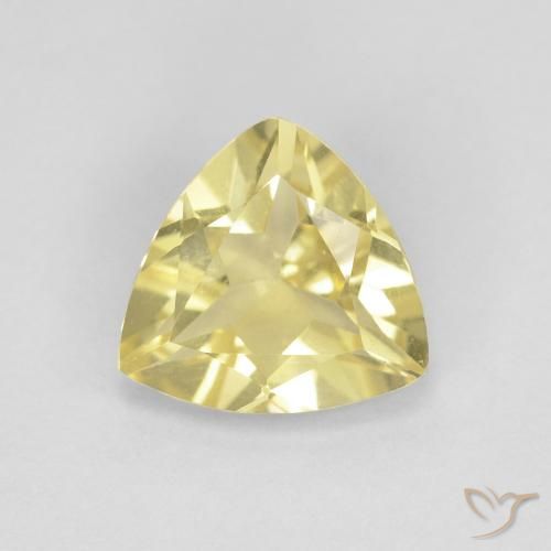 1.36ct Natural Amarillo claro Berilo, Trillón, VVS