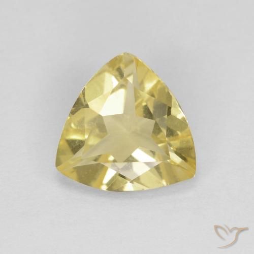 1.19ct Natural Amarillo claro Berilo, Trillón, VVS
