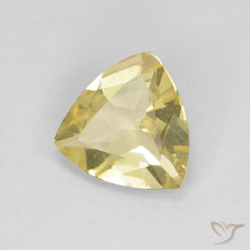 Berilo Amarillo claro natural de 1.19 ct, Trillón, VVS