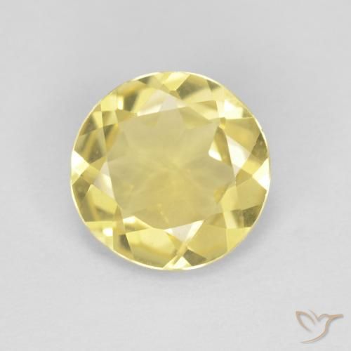 1.45ct Natural Amarillo toscana Berilo, Redondo, VVS