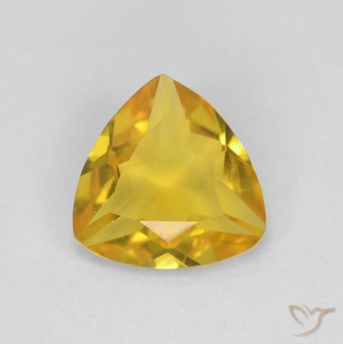 0.85ct Natural Amarillo miel Berilo, Trillón, VVS