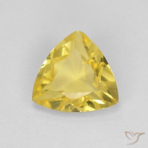 0.92ct Natural Amarillo toscana Berilo, Trillón, VVS