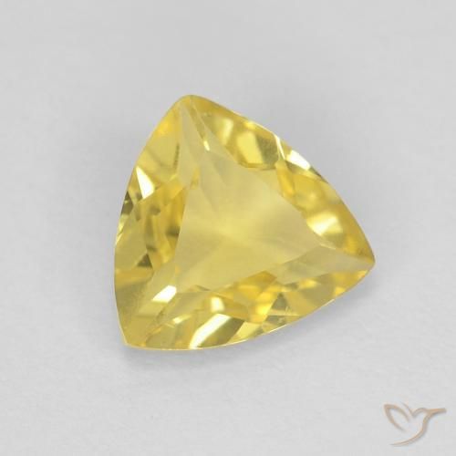 Berilo Amarillo toscana natural de 0.92 ct, Trillón, VVS