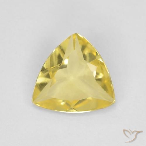 0.79ct Natural Amarillo toscana Berilo, Trillón, VVS