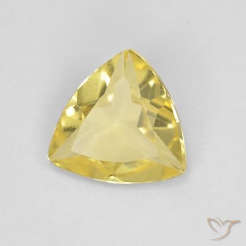 Berilo Amarillo toscana natural de 0.79 ct, Trillón, VVS