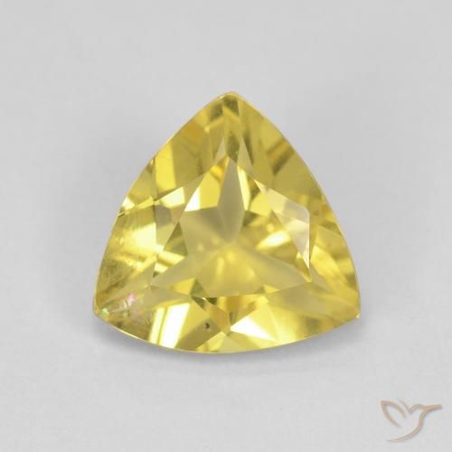 1.26ct Natural Medium Light-Yellow Berilo, Trillón, VS