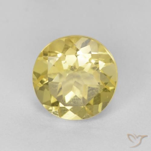 1.46ct Natural Medium Light-Yellow Berilo, Redondo, VS