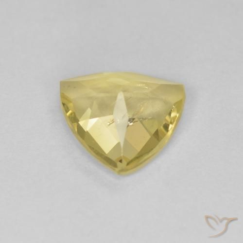 Berilo Medium Light-Yellow natural de 0.77 ct, Trillón, VS