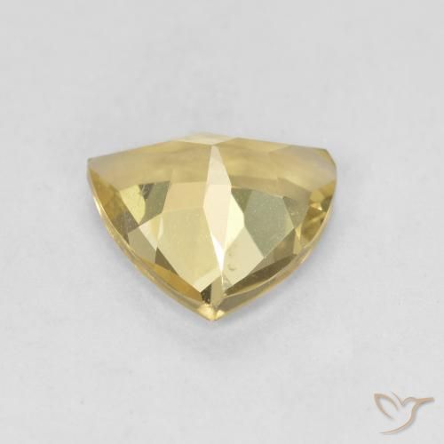 Berilo Amarillo claro natural de 1.29 ct, Trillón, VVS-VS