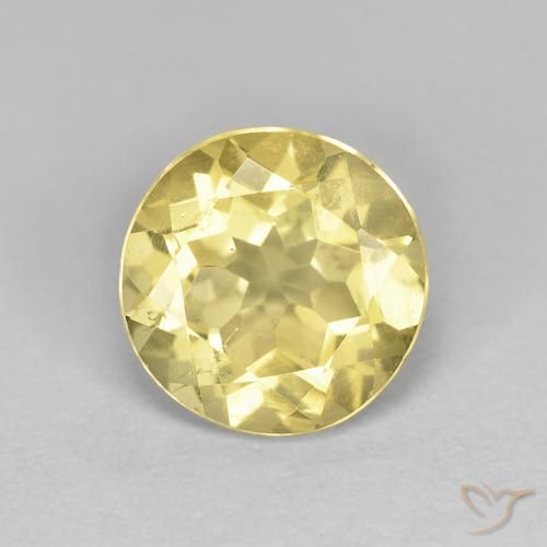 1.82ct Natural Amarillo toscana Berilo, Redondo, VS