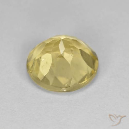 Berilo Amarillo toscana natural de 1.82 ct, Redondo, VS