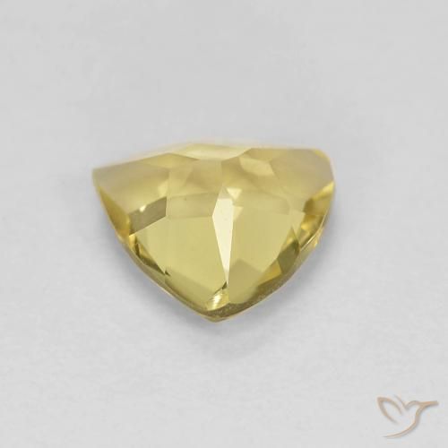 Berilo Amarillo suave natural de 0.92 ct, Trillón, VVS-VS