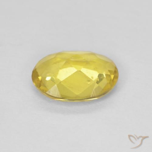 Berilo Amarillo toscana natural de 0.95 ct, Ovalada, VS