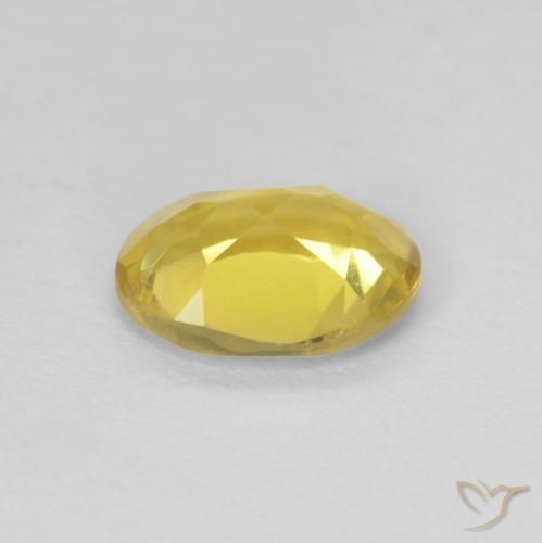 Berilo Amarillo medio natural de 1.01 ct, Ovalada, VS