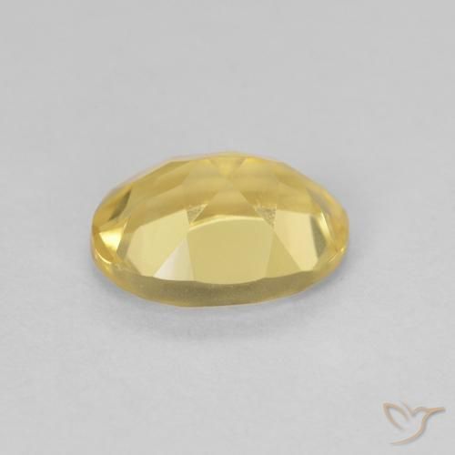 Berilo Amarillo claro natural de 1.17 ct, Ovalada, VVS